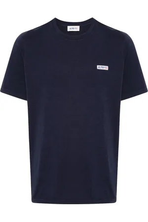 Autry Logo-patch cotton T-shirt