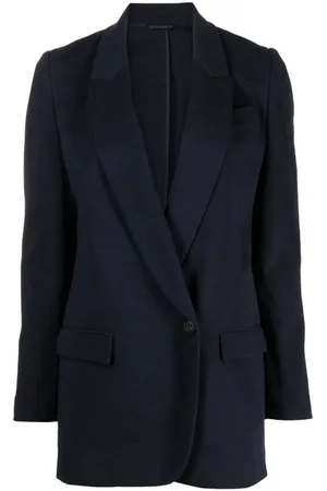 Brunello Cucinelli Single-breasted cotton-blend blazer