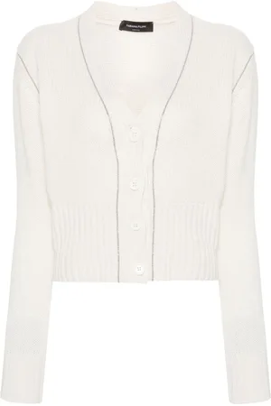 Fabiana Filippi Bead-embellished cashmere cardigan