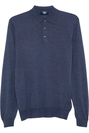 FEDELI Fine-knit polo shirt