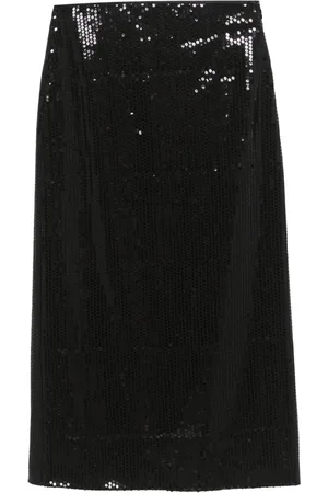 PESERICO SIGN Sequinned maxi skirt