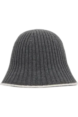 Brunello Cucinelli Ribbed-knit bucket hat