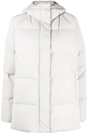 Aspesi Quilted-finish hooded coat