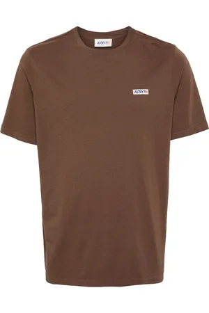 Autry Logo-patch cotton T-shirt