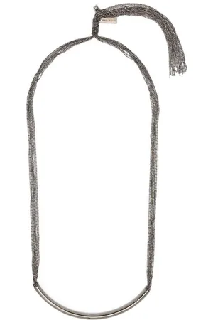 PESERICO SIGN Ball-chain knotted necklace