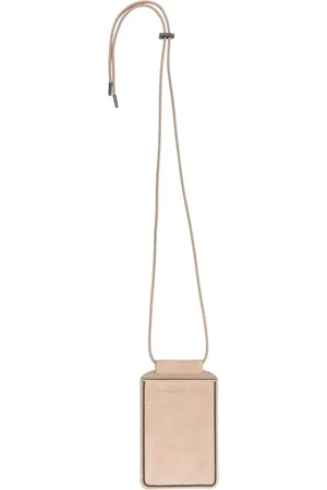 Brunello Cucinelli Debossed-logo crossbody bag