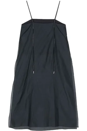 PESERICO SIGN Sleeveless semi-sheer top