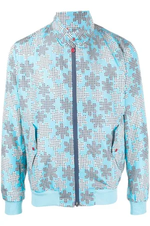Kiton Graphic-print bomber jacket