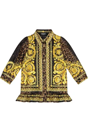 VERSACE Baby Meisjes Jurk Bruin