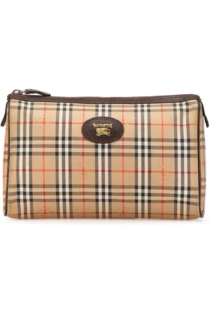 Burberry 20th Haymarket Check Canvas Clutch