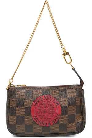 LOUIS VUITTON 2009 Damier Ebene Trunks and Bags Mini Pochette Accessoires
