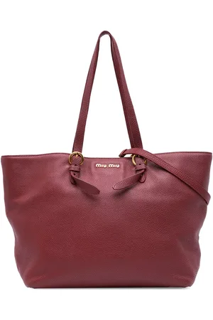 Miu Miu 2010 Large Vitello Daino Convertible Shopper Tote