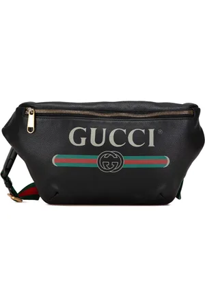 Gucci 2000-2015 Grained Calfskin Logo Belt Bag