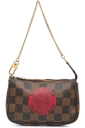 LOUIS VUITTON 2008 Damier Ebene Trunks and Bags Mini Pochette Accessoires