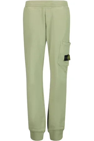 Stone Island Stone Island Jongens Broek Olijf Groen