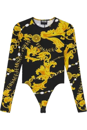 VERSACE Chain Couture Long-Sleeved Body