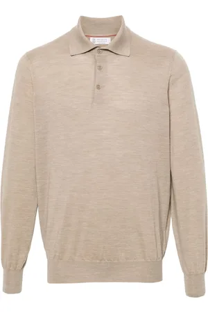 Brunello Cucinelli Fine-knit polo shirt