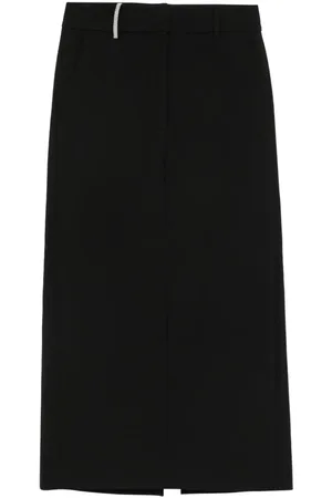 PESERICO SIGN Straight-cut midi skirt