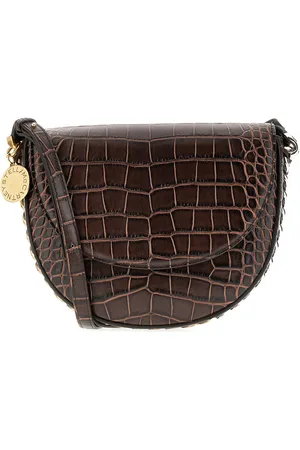 Stella McCartney Brown uppeal Frayme shoulder bag