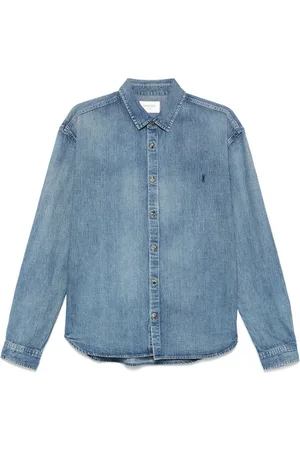 Saint Laurent Shirts Blue