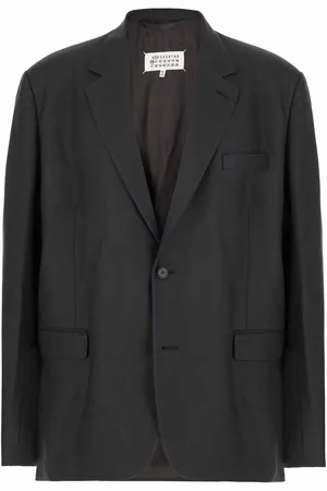 Maison Margiela Slate mohair blend blazer
