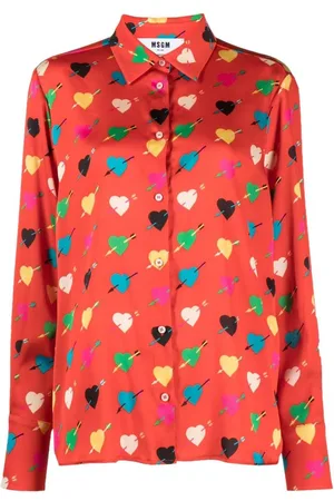 Msgm Camicia red