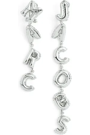 Marc Jacobs Logo Balloon Hoop Earrings