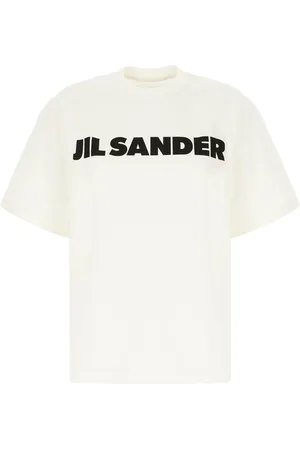 Jil Sander Ivory cotton oversize t-shirt