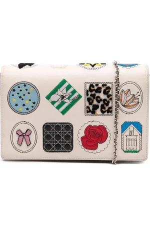 Dior 2016 Leather Patch Embellished Wallet on Chain