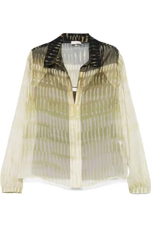 Liu Jo WHITE Shirts Green