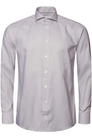 Eton Lange Mouw Overhemden Beige 100004279 33
