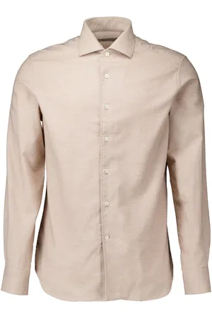 corneliani Lange Mouw Overhemden Beige 9411629