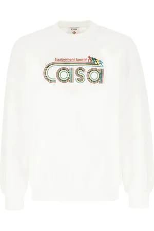 Casablanca White cotton Equipement Sportif sweater