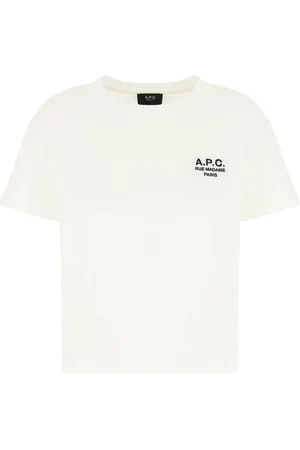 A.P.C. White cotton t-shirt