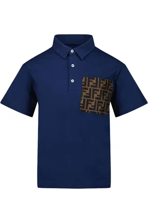 Fendi Jongens Polo Blauw