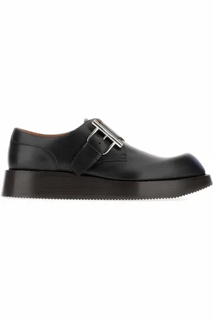 Alexander McQueen Black leather loafers