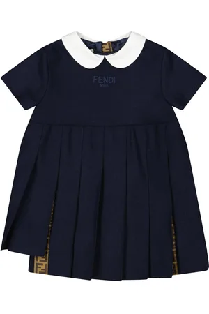 Fendi Baby Meisjes Jurk Navy