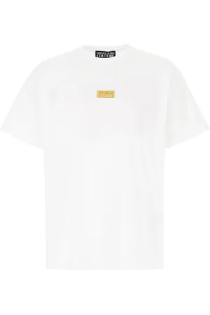 VERSACE White cotton t-shirt
