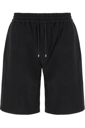 Saint Laurent Black cotton bermuda shorts