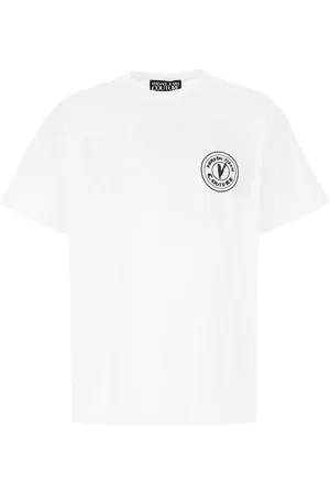 VERSACE White cotton t-shirt
