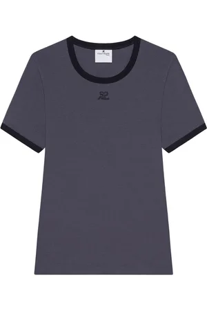 Courrèges Top Denim Black