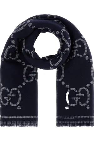 Gucci Embroidered wool scarf
