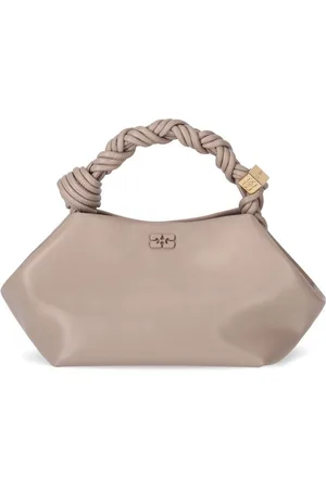 Ganni Bou Taupe Handbag Beige
