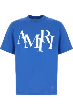 AMIRI Blue cotton t-shirt