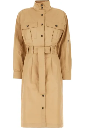 A.P.C. Beige cotton shirt dress