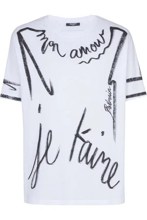 Balmain T-Shirts And Polos White