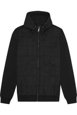 Lyle & Scott Hybrid Quilted Zip Through Hoodie