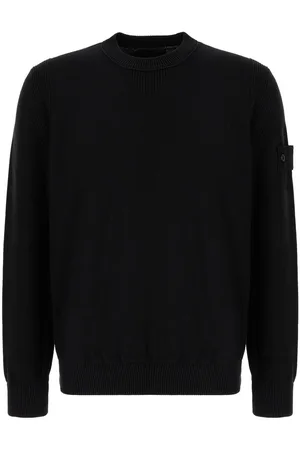 Stone Island Black cotton blend sweater