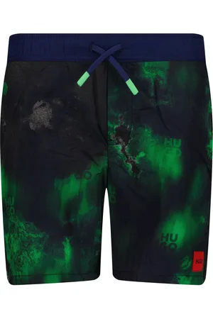 HUGO BOSS Kinder Jongens Zwemkleding In Blauw