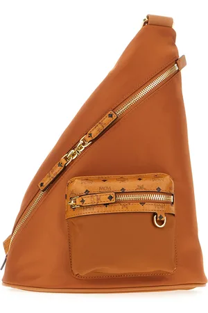 MCM Caramel nylon belt bag